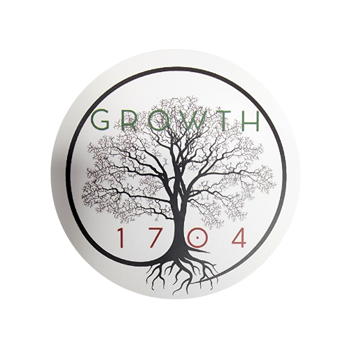 Growth 1704 Logo Sticker - 3x3in